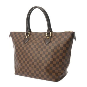 Louis Vuitton Damier Canvas Tote Saleya Bag Brown